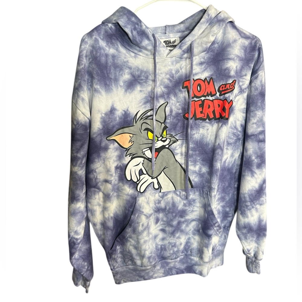 Tom & Jerry Tie-Dye Pullover Hoodie